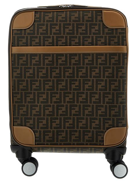 Fendi Cabin Size Trolley Lifestyle in Bla